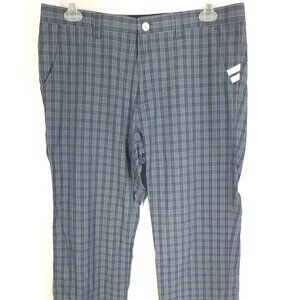 Travis Mathew Golf Pants Men's 36 Navy Blue Plaid
